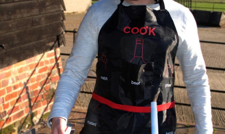 BBQ schort handig